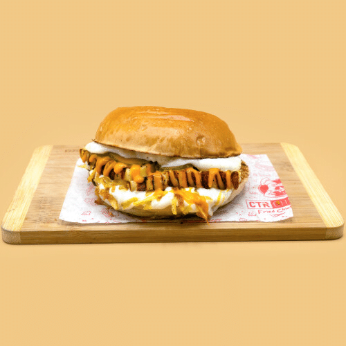 Garlic Halloumi Burger (vegetarisch)