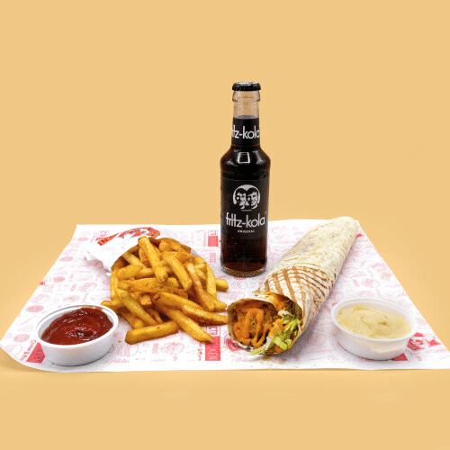 Hot Tornado Wrap Menü