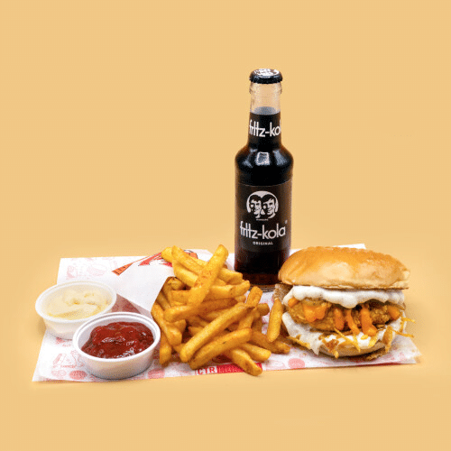 Garlic Chicken Burger Menü