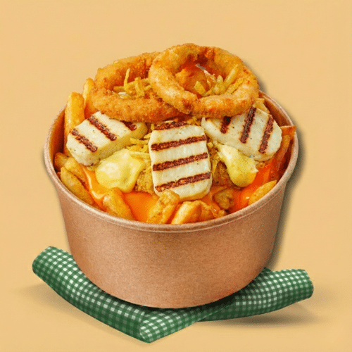 Halloumi Onion Sweet Bowl (vegetarisch)