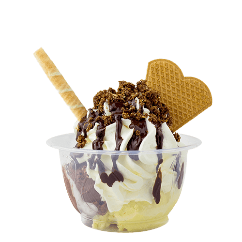 Eisbecher Schokolade