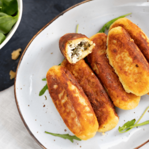 Gefüllte Kartoffeltaschen