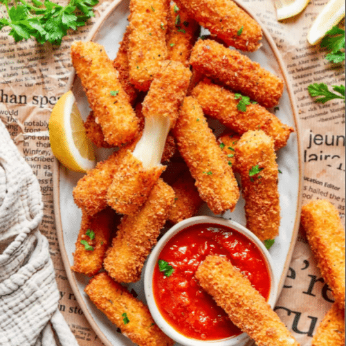Mozzarella sticks (6 Stück)