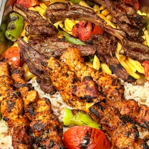 Family Grillteler für 2 Personen