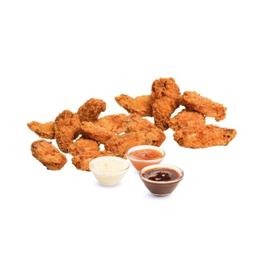 15 Chicken Wings & 3 Saucen