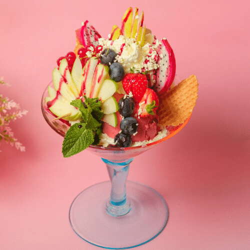 Obst Becher