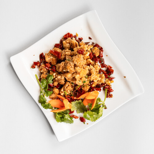 Knuspriges Hühnchen mit Chili
