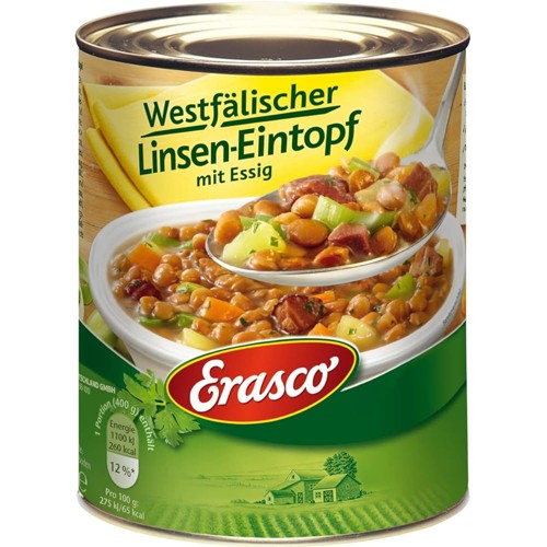 Erasco Westfälischer Linsen Eintopf 800g