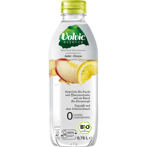 Bio Volvic Apfel Zitrone Ingwer 0.75l (EINWEG)