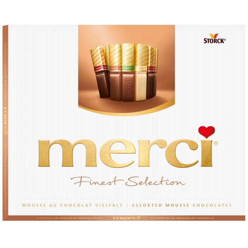 Merci Finest Selection Mousse au Chocolat Vielfalt 210g