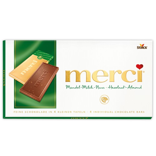 Merci Tafelschokolade Mandel-Milch-Nuss 100g