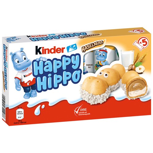 Kinder Happy Hippo Haselnuss 5er 103.5g
