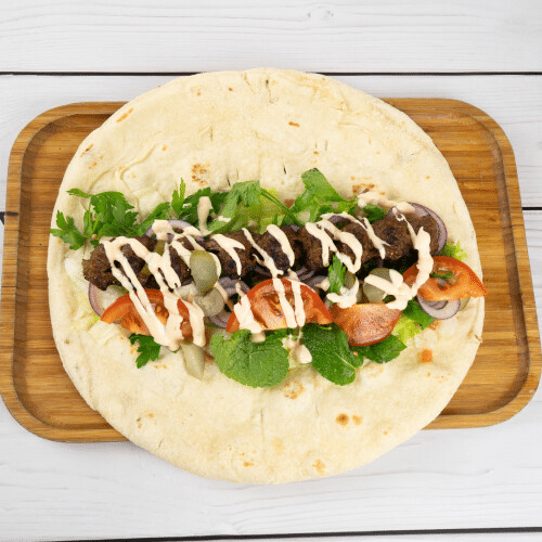 Rezas Kabab Kubideh Wrap Spezial