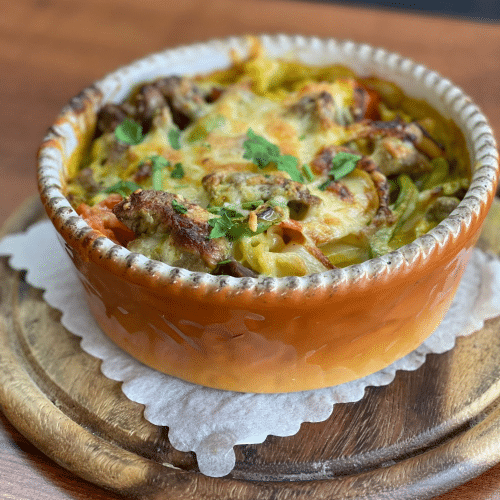 Curry Lamm Auflauf