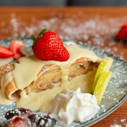 Heißer Apfelstrudel