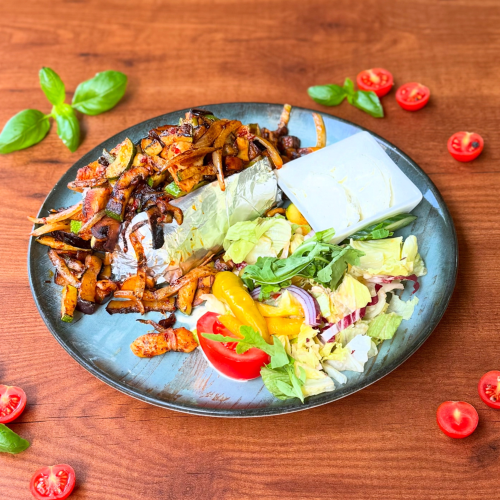 Ofenkartoffel Pollo (scharf)