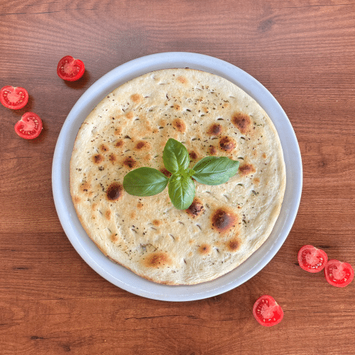 Pizzabrot mit Olivenöl und Oregano