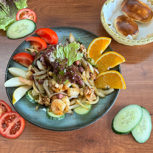 Scampi Salat