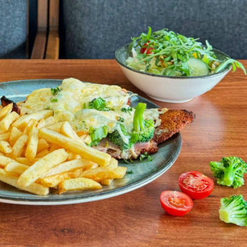 Schnitzel Broccoli