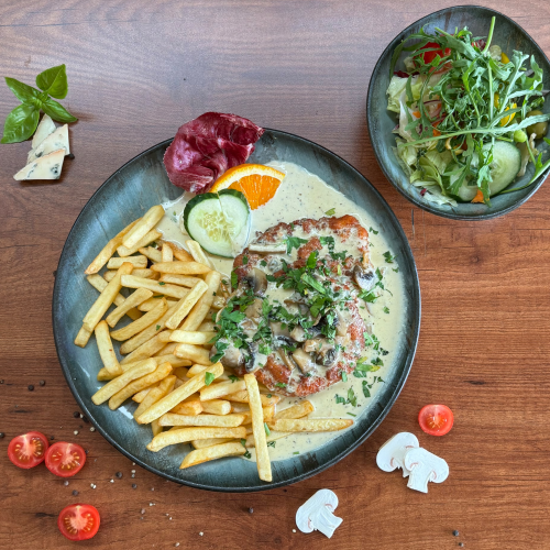 Schnitzel in Gorgonzola