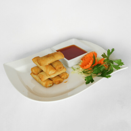 Mini Frühlingsrollen (8 Stück, vegetarisch)