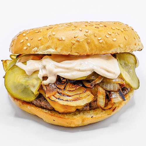 Oklahoma Onion Cheeseburger