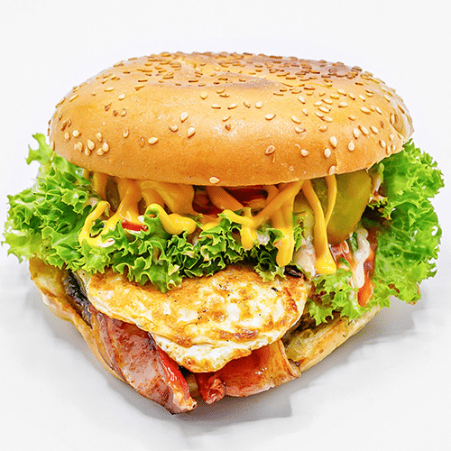 Rodeo Bacon Egg Burger
