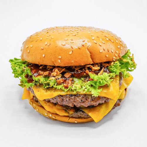 Menü - Western BBQ Double Cheeseburger