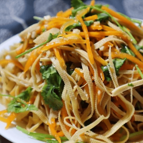 Tofu-Spaghetti Salat
