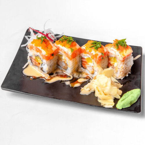 Flamed Dragon Roll (4 Stück)