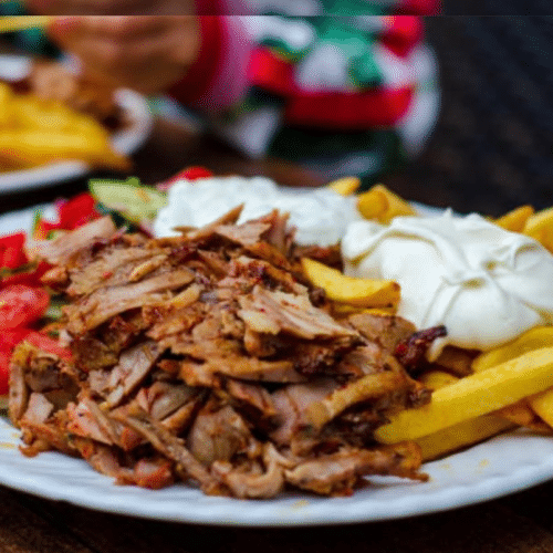 Döner Teller mit Pute