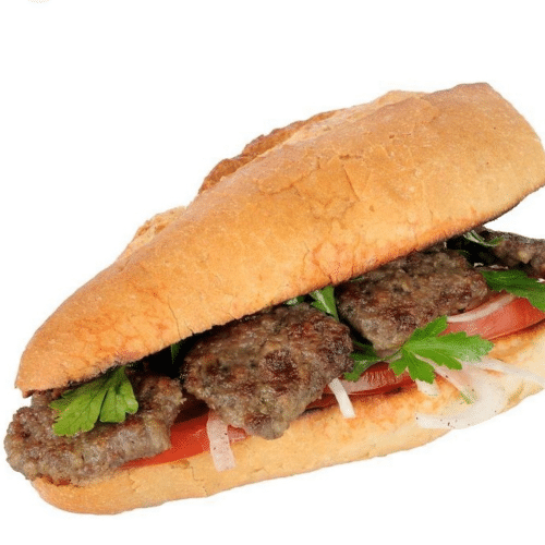 Köfte Brot ( Frikadelle im Brot )