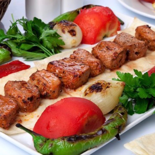 Lamm Spieß mariniert