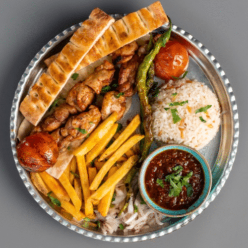 Marinierte Rinder Entrecôte Spieß