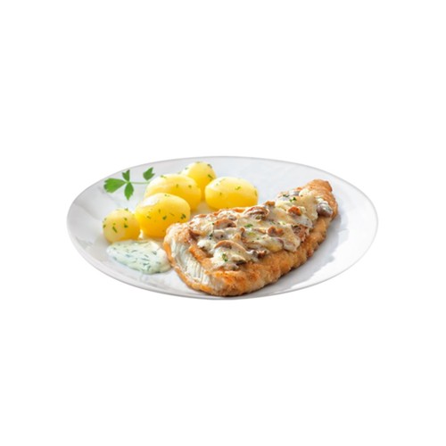 Fischfilet Champignon Menü