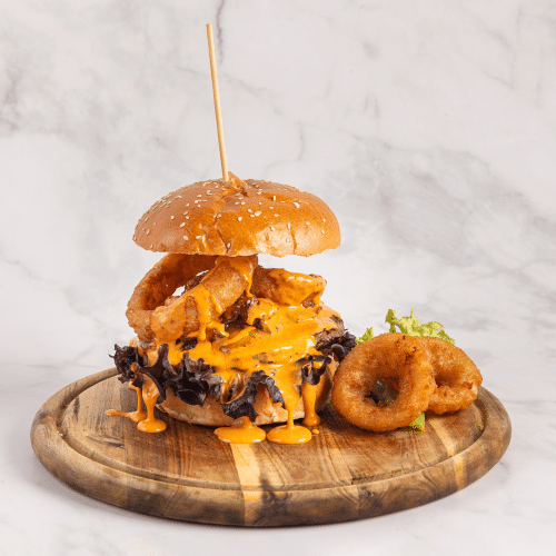 Chessy Onion Burger