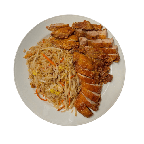 Gebratener Reis mit knuspriger Ente