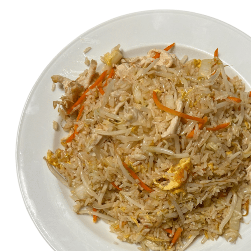 Gebratener Reis mit Schweinefleisch