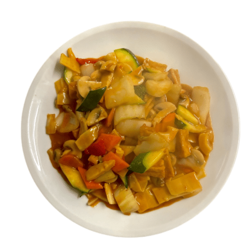 Verschiedenes Gemüse in süß-Sauer-Sauce