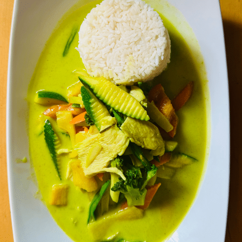 32-ga Curry Xanh (leicht scharf)