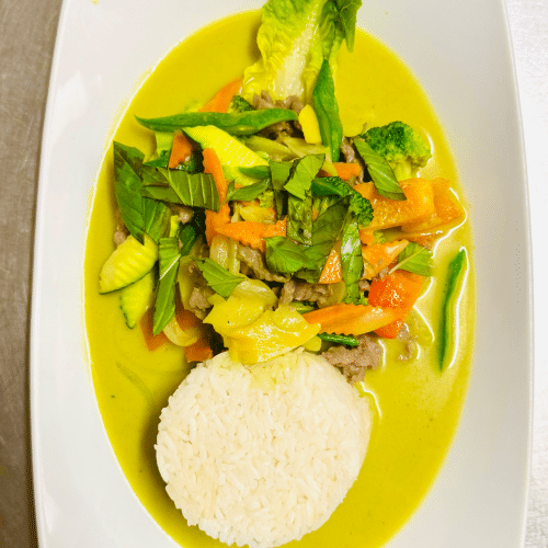 41-Bò Curry Xanh (leicht scharf)