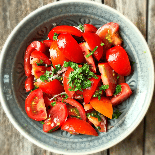 Tomatensalat (vegetarisch)