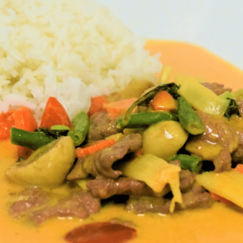 Rindfleisch rotes Thai Curry