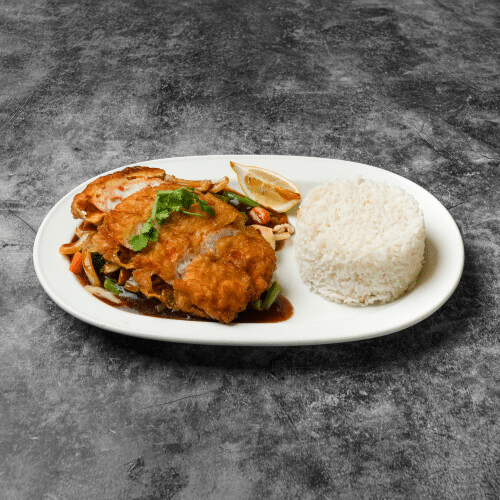 Fischfilet mit Tamarind-Sauce