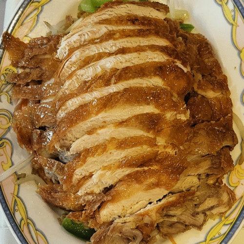 58 Kanton-Hähnchen (knusprig) mit 1x Hoisin-Sauce