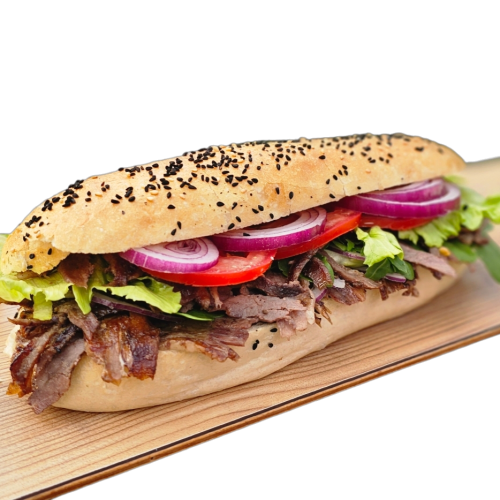 Steak Kalbs Döner 23 cm Brot ( Sandwich )