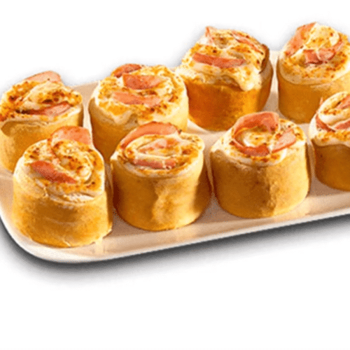 Gefüllte Pizzabrötchen