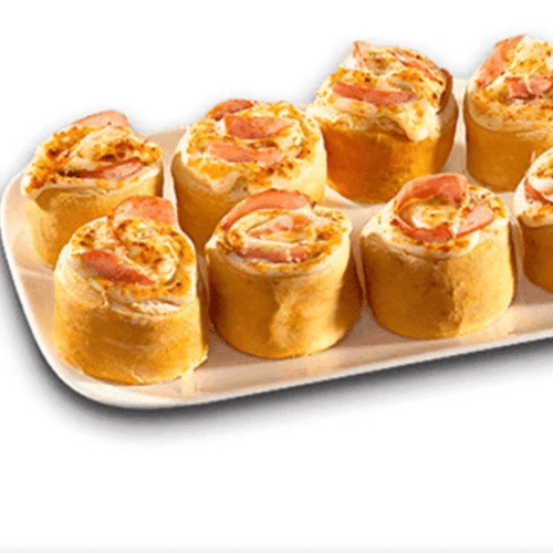 Gefüllte Pizzabrötchen