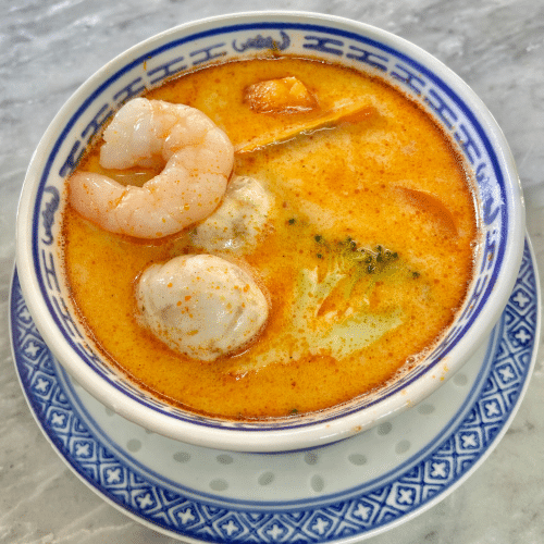 Garnelensuppe (Tom yum, scharf)