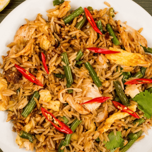Nasi-Goreng (scharf)